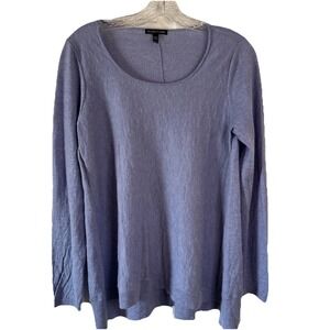 NWOT Eileen Fisher Lavender Tencell Merino Alpaca Blend  Top Tunic Swtr Medium